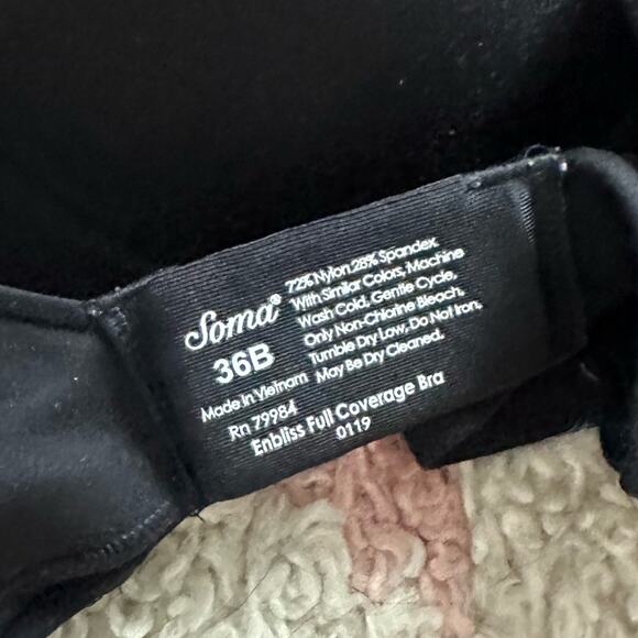 SOMA Enbliss Full Coverage Bra 36B - Picture 3 of 3